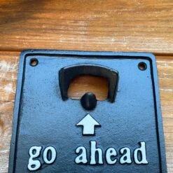 Darthome Limited Take Your Top Off Cast Iron Wall Bottle Opener -Darthome Limited IMG E5771 edited42