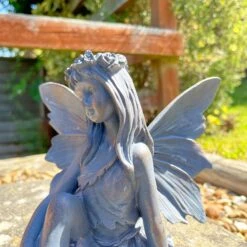 Darthome Limited Bronze Sitting Flower Fairy Ornament -Darthome Limited IMG E5863 edited119