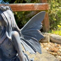 Darthome Limited Bronze Sitting Flower Fairy Ornament -Darthome Limited IMG E5864 edited120