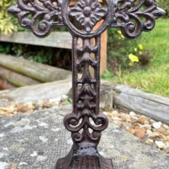 Darthome Limited Cast Iron Cross On Stand 28cm -Darthome Limited IMG E6014 edited30