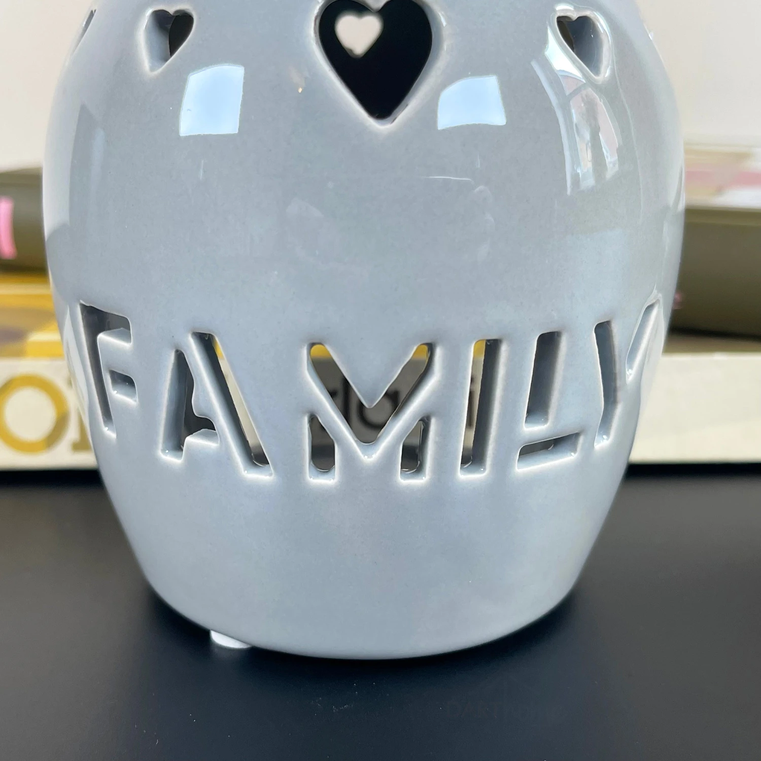 Darthome Limited Family Stensil Grey Wax Melt Burner 3 Darthome Limited Family Stensil Grey Wax Melt Burner - Image 3