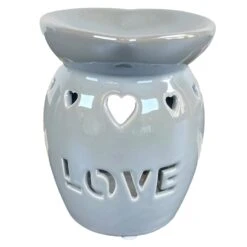 Darthome Limited Love Stensil Grey Wax Melt Burner -Darthome Limited IMG E6188 edited61copy