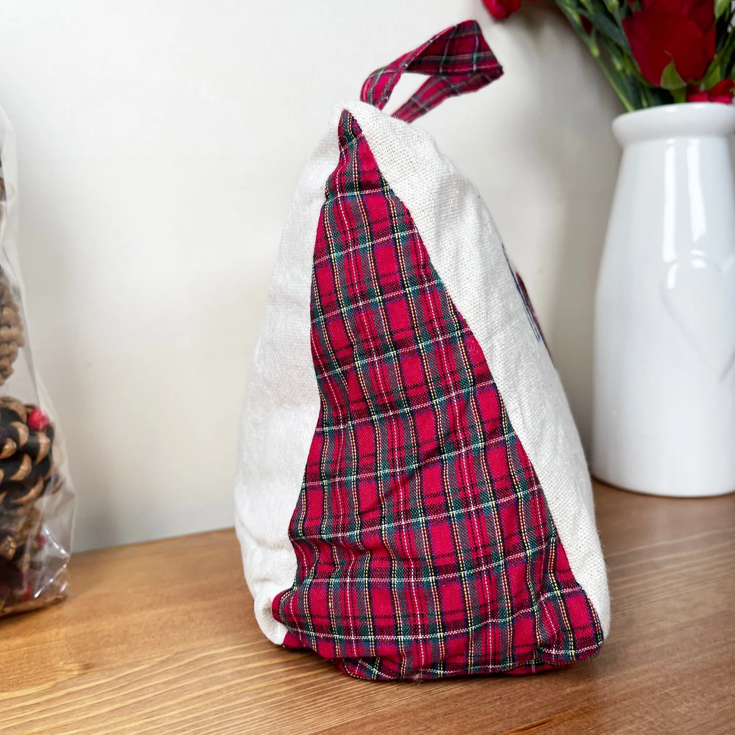 Darthome Limited Tartan Red Home Doorstop 4 Darthome Limited Tartan Red Home Doorstop - Image 4