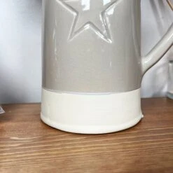 Darthome Limited Two Tone Embossed Star Jug Vase -Darthome Limited IMG E6384
