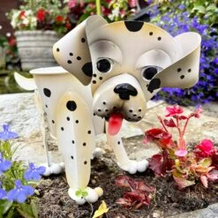Darthome Limited Metal Wobbly Dalmation Dog Planter -Darthome Limited IMG E6411 edited112