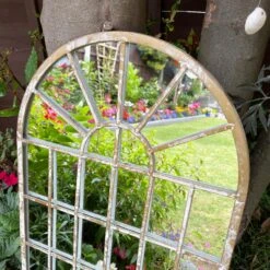 Darthome Limited Metal Arch Garden Wall Mirror -Darthome Limited IMG E6484 edited174