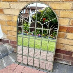 Darthome Limited Metal Arch Garden Wall Mirror -Darthome Limited IMG E6491 edited180