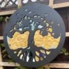 Darthome Limited Black Tree Of Life Garden Silhouette Mirror