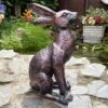 Darthome Limited Bronze Garden Alert Hare Ornament