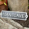 Darthome Limited Cast Iron Man Cave Wall Sign