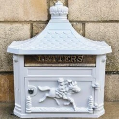 Darthome Limited Victorian Glossy White Post Box