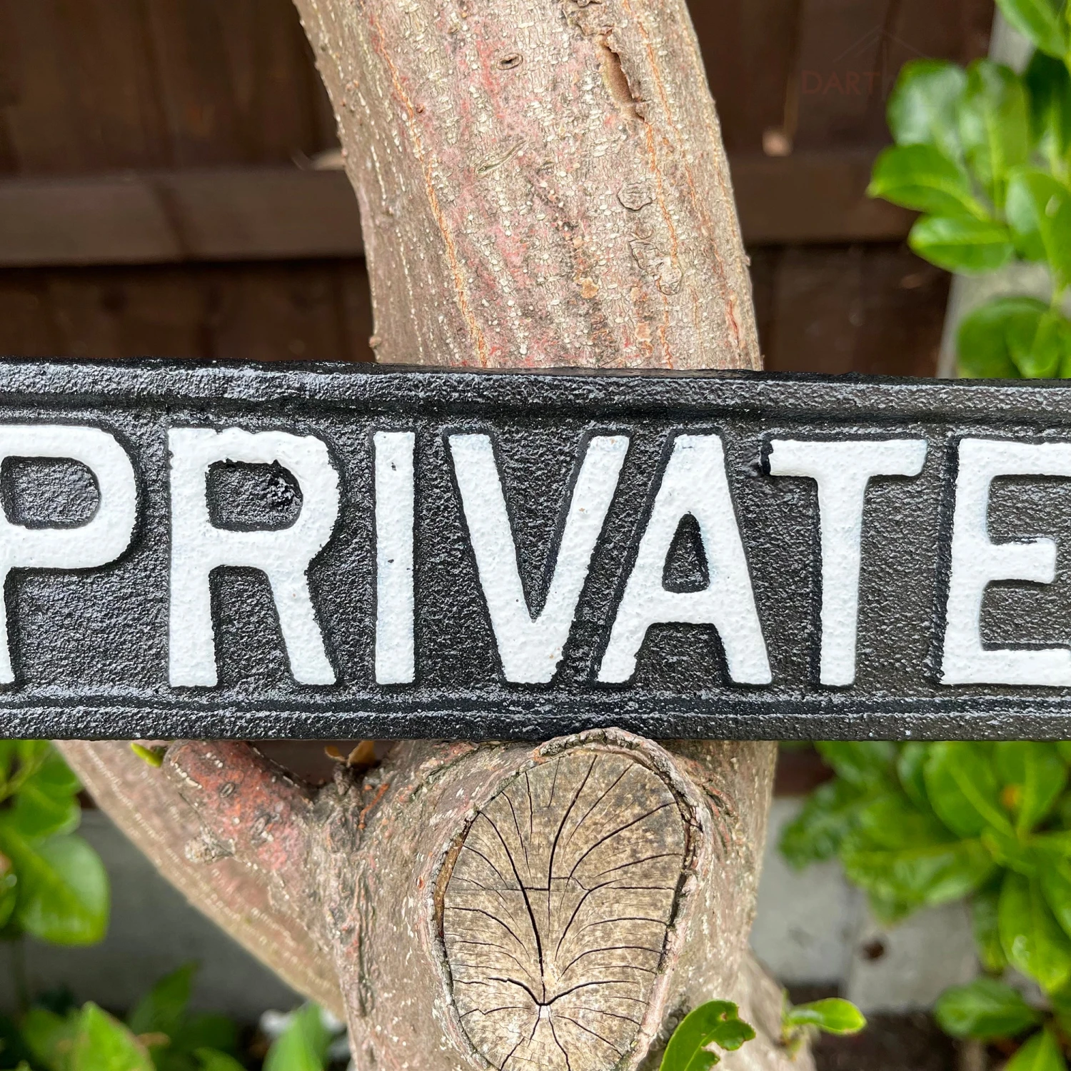 Darthome Limited Black Cast Iron Private Sign 2 Darthome Limited Black Cast Iron Private Sign - Image 2