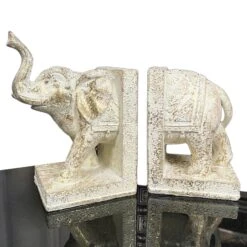 Darthome Limited Set Of 2 Indian Elephant Bookends 23 Darthome Limited Set Of 2 Indian Elephant Bookends -Darthome Limited IMG E6670copy