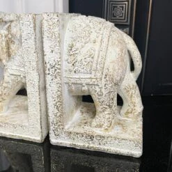 Darthome Limited Set Of 2 Indian Elephant Bookends 17 Darthome Limited Set Of 2 Indian Elephant Bookends -Darthome Limited IMG E6678