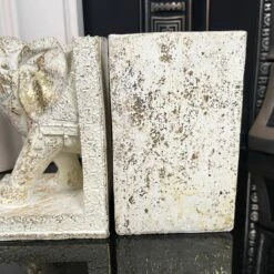 Darthome Limited Set Of 2 Indian Elephant Bookends 18 Darthome Limited Set Of 2 Indian Elephant Bookends -Darthome Limited IMG E6679