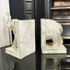 Darthome Limited Set Of 2 Indian Elephant Bookends 19 Darthome Limited Set Of 2 Indian Elephant Bookends -Darthome Limited IMG E6680