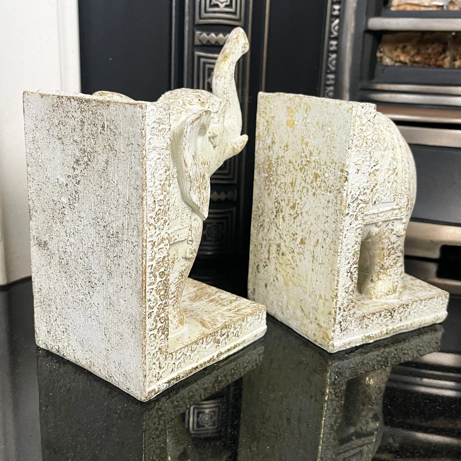 Darthome Limited Set Of 2 Indian Elephant Bookends 10 Darthome Limited Set Of 2 Indian Elephant Bookends - Image 10