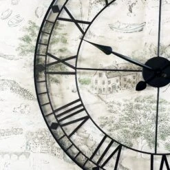 Darthome Limited Black Metal 88cm Skeleton Wall Clock -Darthome Limited IMG E6868 5899732f d2df 41a4 943b 0c41996fdb1a