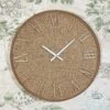 Darthome Limited Woven Rattan Wall Clock