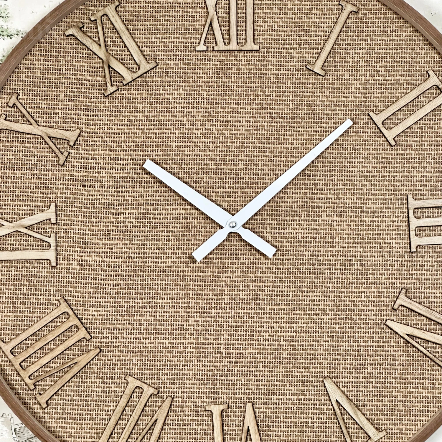 Darthome Limited Woven Rattan Wall Clock 2 Darthome Limited Woven Rattan Wall Clock - Image 2