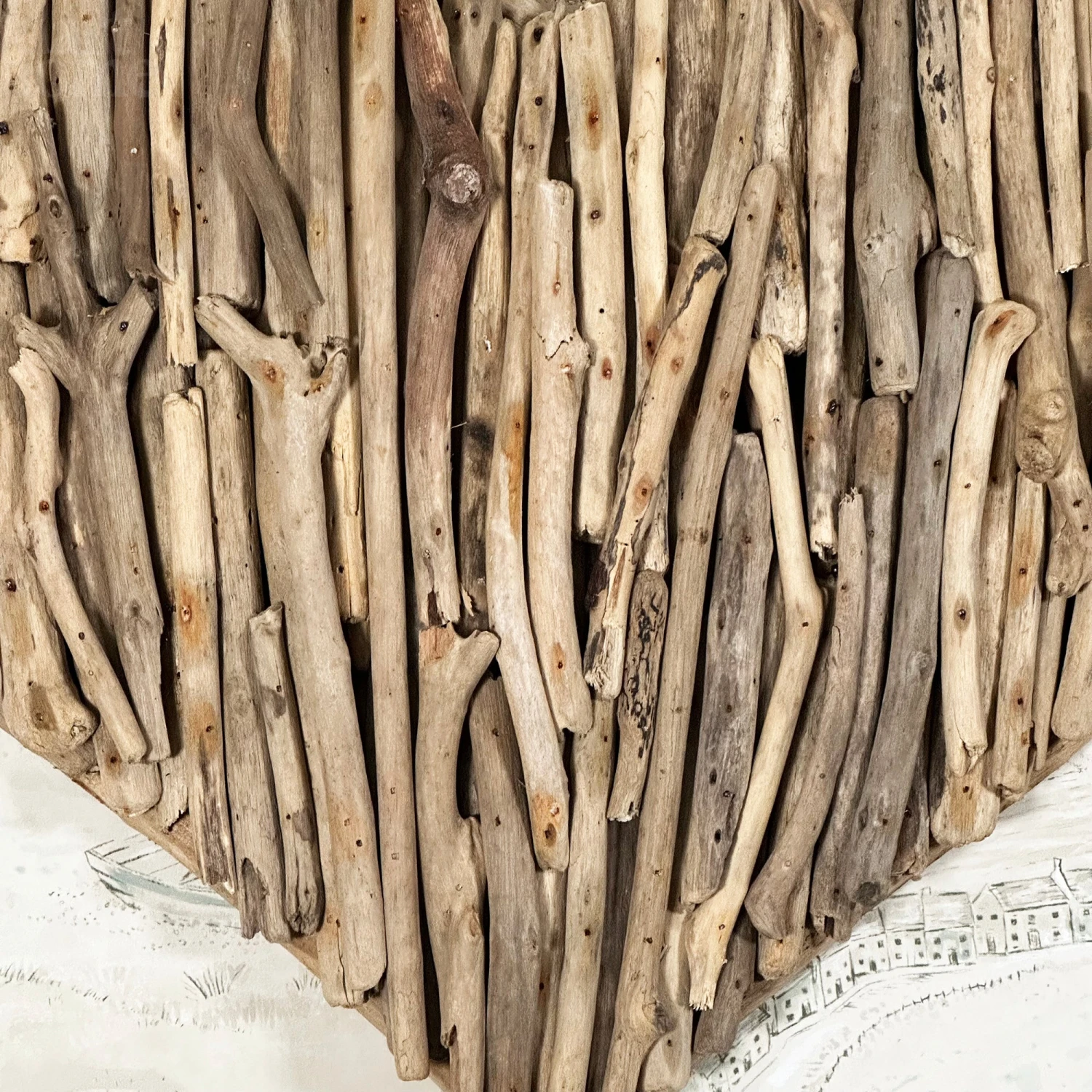 Darthome Limited Large Driftwood Love Heart Sculpture 3 Darthome Limited Large Driftwood Love Heart Sculpture - Image 3