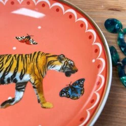 Darthome Limited Round Peach Tiger Trinket Dish -Darthome Limited IMG E6955 edited108