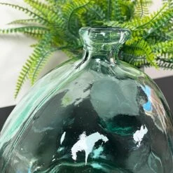 Darthome Limited Recycled Glass Clear Bubble Vase -Darthome Limited IMG E6977