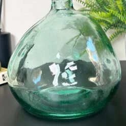Darthome Limited Recycled Glass Clear Bubble Vase -Darthome Limited IMG E6978