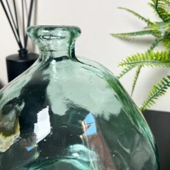 Darthome Limited Recycled Glass Clear Bubble Vase -Darthome Limited IMG E6979