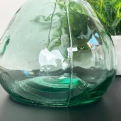 Darthome Limited Recycled Glass Clear Bubble Vase -Darthome Limited IMG E6982