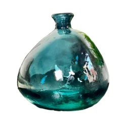 Darthome Limited Recycled Glass Dark Blue Bubble Vase -Darthome Limited IMG E6986copy