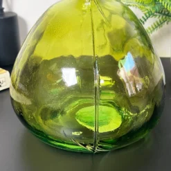 Darthome Limited Recycled Glass Green Bubble Vase -Darthome Limited IMG E7002