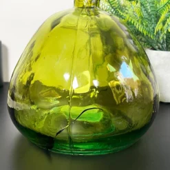 Darthome Limited Recycled Glass Green Bubble Vase -Darthome Limited IMG E7005