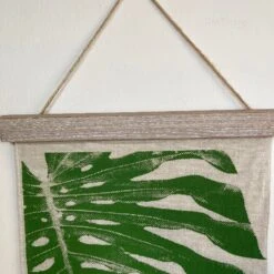 Darthome Limited Fabric Palm Leaf Hanging Plaque -Darthome Limited IMG E7013 edited163