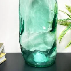 Darthome Limited Recycled Glass Tall Bottle Vase -Darthome Limited IMG E7024