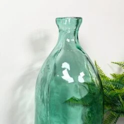 Darthome Limited Recycled Glass Tall Bottle Vase -Darthome Limited IMG E7026