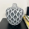 Darthome Limited Grey Wave Pattern Serenity Vase