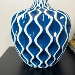 Darthome Limited Blue Wave Pattern Serenity Vase -Darthome Limited IMG E7067