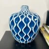 Darthome Limited Blue Wave Pattern Serenity Vase