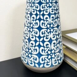 Darthome Limited Blue Embossed Oval Serenity Vase 9 Darthome Limited Blue Embossed Oval Serenity Vase -Darthome Limited IMG E7089