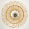 Darthome Limited 63cm Round Bamboo Mirror