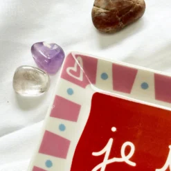 Darthome Limited Stoneware Red Je T'aime Trinket Dish 6 Darthome Limited Stoneware Red Je T'aime Trinket Dish -Darthome Limited IMG E7271