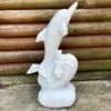 Darthome Limited White Dolphin Garden Ornament - Marble Resin