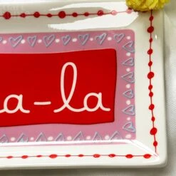 Darthome Limited Stoneware Red Oh La La Trinket Dish -Darthome Limited IMG E7281 3b4c1fd1 90ea 4201 aaf4 1d16d7576a3c