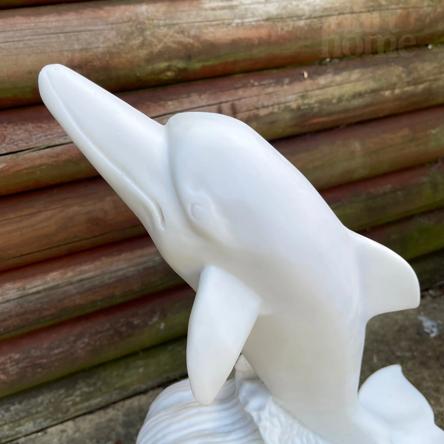 Darthome Limited White Dolphin Garden Ornament - Marble Resin 6 Darthome Limited White Dolphin Garden Ornament - Marble Resin - Image 6