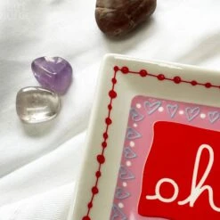 Darthome Limited Stoneware Red Oh La La Trinket Dish -Darthome Limited IMG E7282 f79a7453 845c 46ad 8784 be9cc4b8a20e