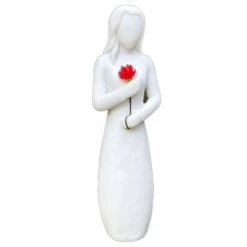 Darthome Limited Woman With Red Rose Garden Ornament - White Marble Resin 13 Darthome Limited Woman With Red Rose Garden Ornament - White Marble Resin -Darthome Limited IMG E7294 editedBJcopy