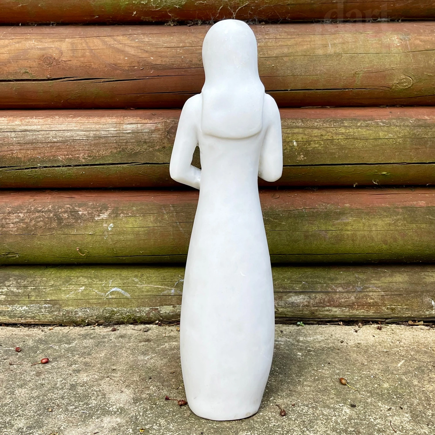 Darthome Limited Woman With Red Rose Garden Ornament - White Marble Resin 6 Darthome Limited Woman With Red Rose Garden Ornament - White Marble Resin - Image 6