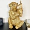 Darthome Limited Large Gold Up Yours Monkey Ornament