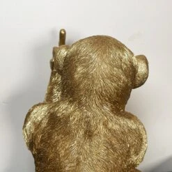 Darthome Limited Large Gold Up Yours Monkey Ornament -Darthome Limited IMG E7394
